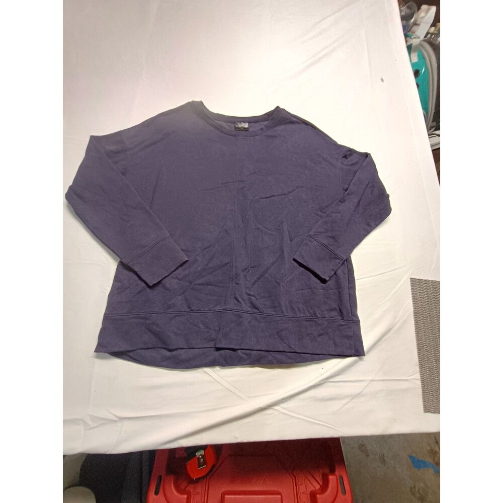 32 degreed heat women's purple long sleeve shirt sweater